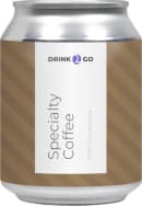 Алюминиевая банка кофе Декаф Флэт Уайт.